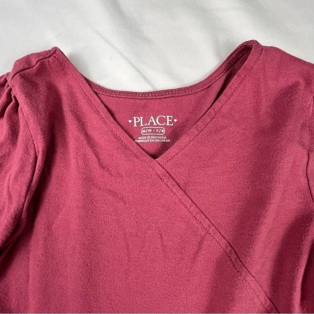 The Children’s Place - Girl’s Dress - Pink (Dusty Rose) Medium (7/8)